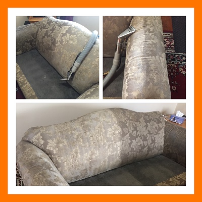 Upholstery Cleaning - Sofa Steam Cleaned