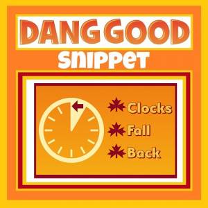 Fall Daylight savings Time