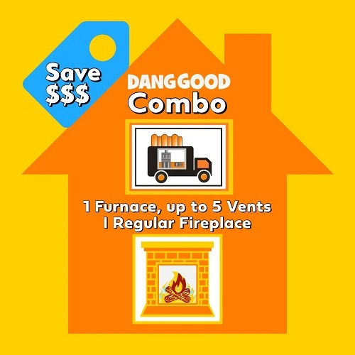 Deals- Furnace Cleaning and Fireplace Cleaning Combo