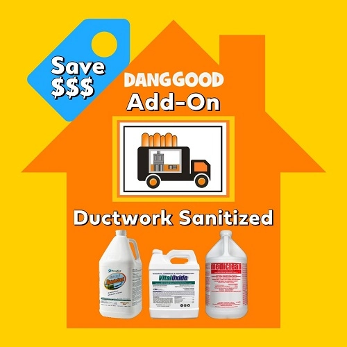 Ductwork Sanitized for $69.99