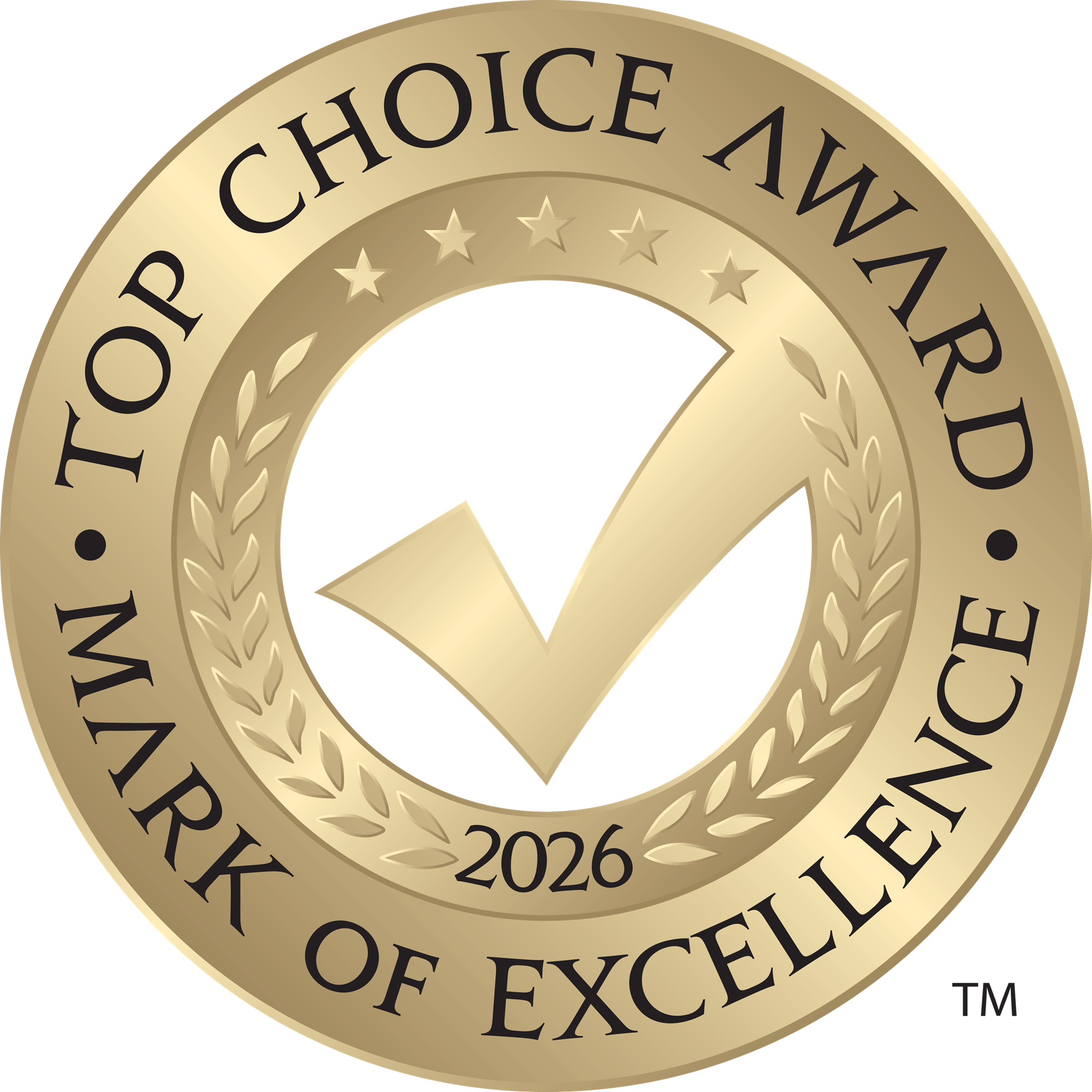 Top Choice Award 2026 - On Top fot 5 Years