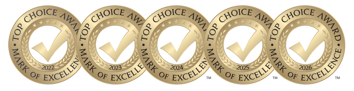 Top Choice Award Logos 2022 to 2026