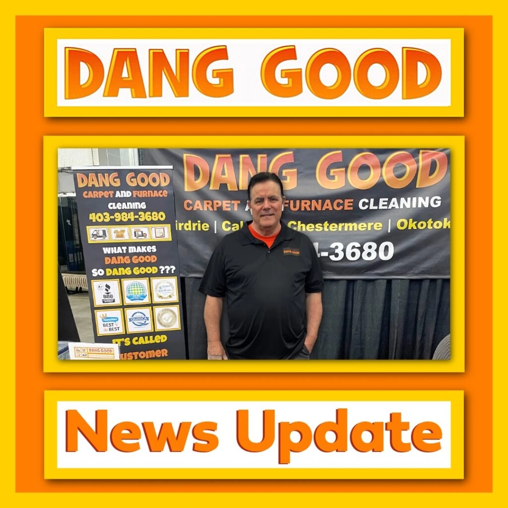 Mark at the airdrie trade show