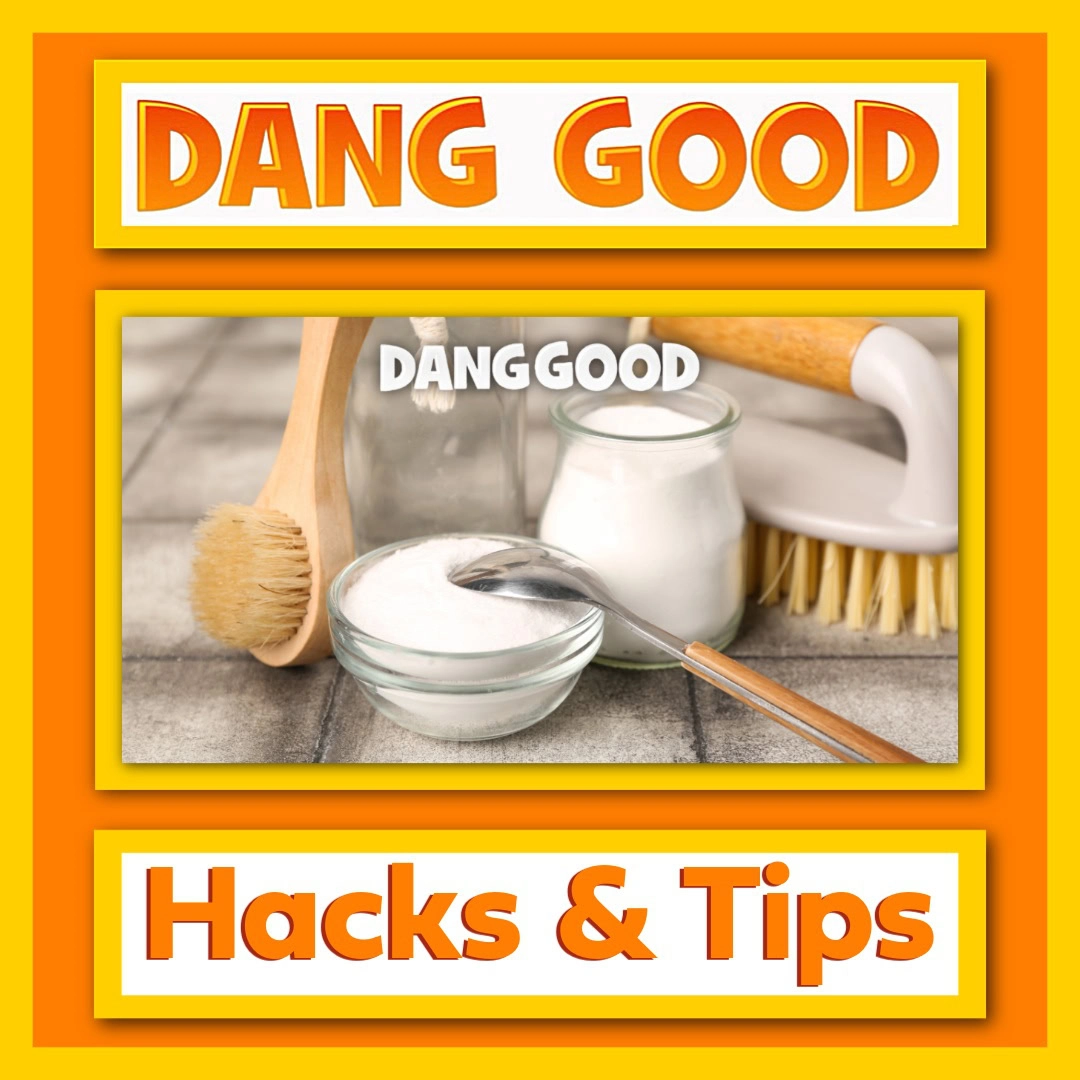 Baking Soda helps clean tile and grout