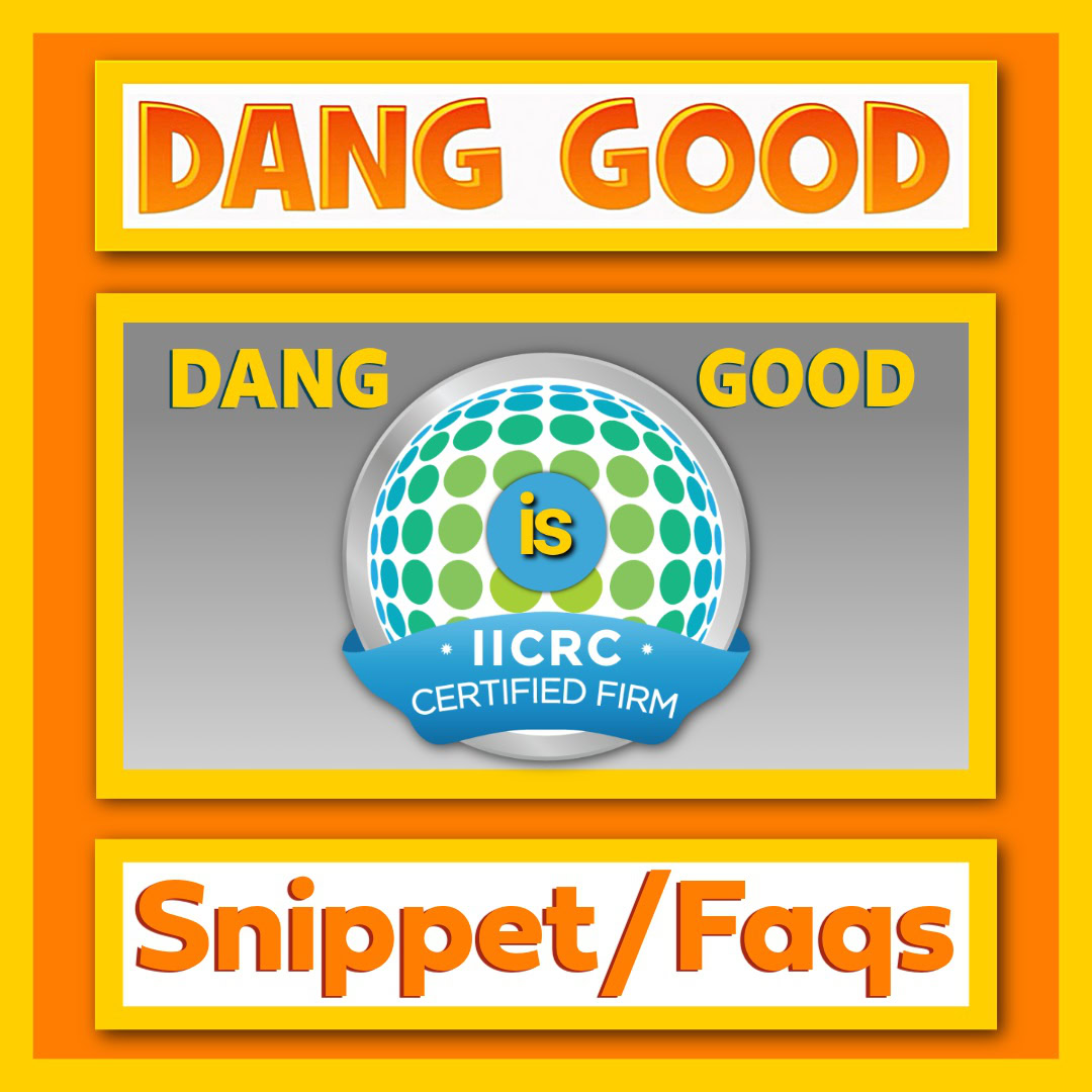 The importance of booking an IICRC Certified Firm