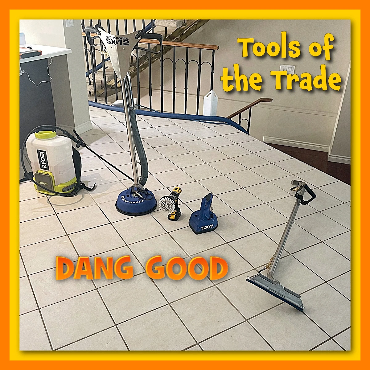 Some Tile Cleaning Equipment