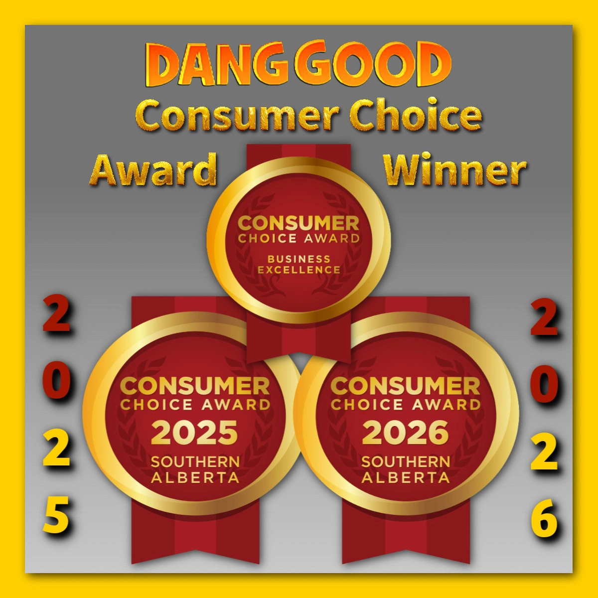 Winning Consumer Choice Award Calgary