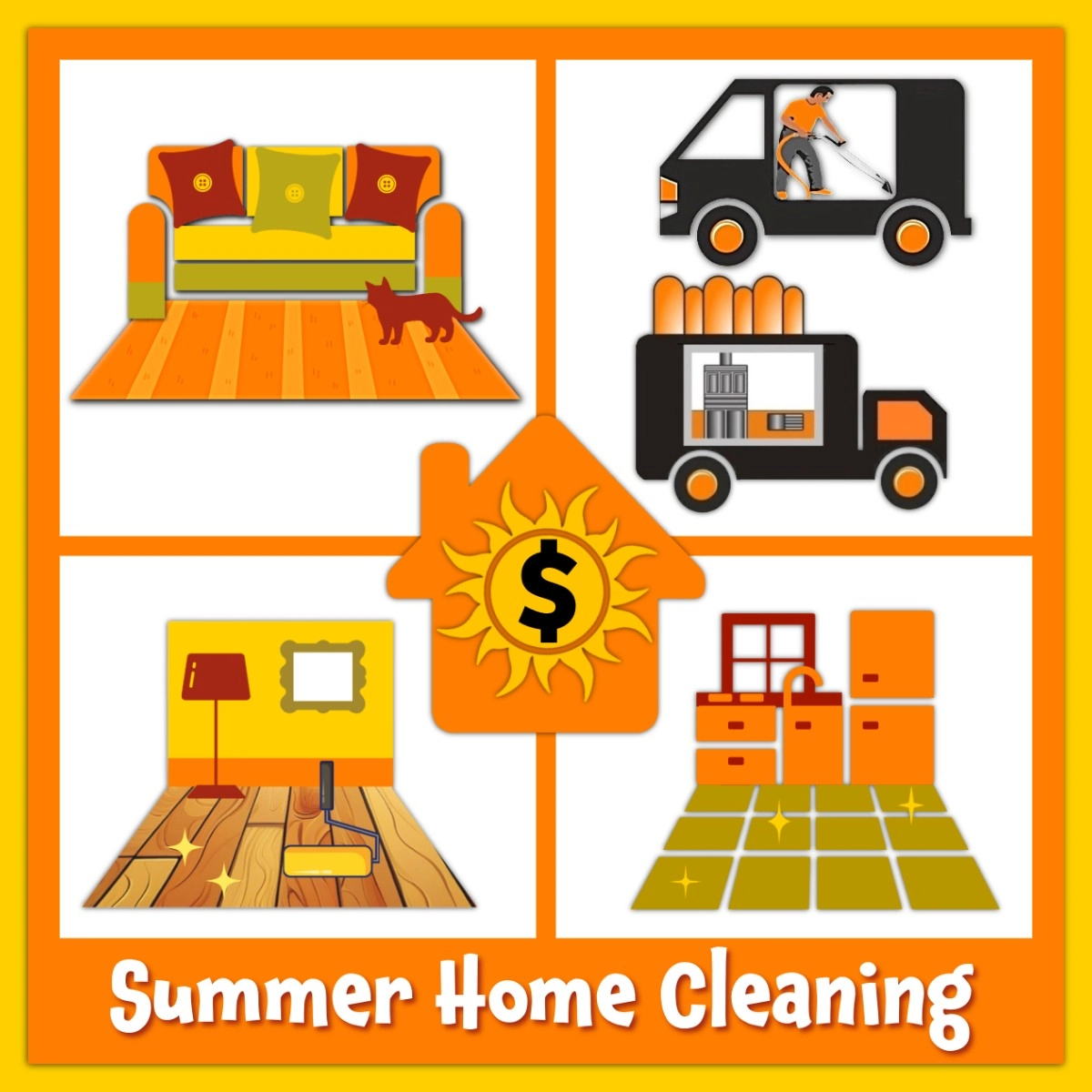 Combine Summer Cleaning Jobs and Save
