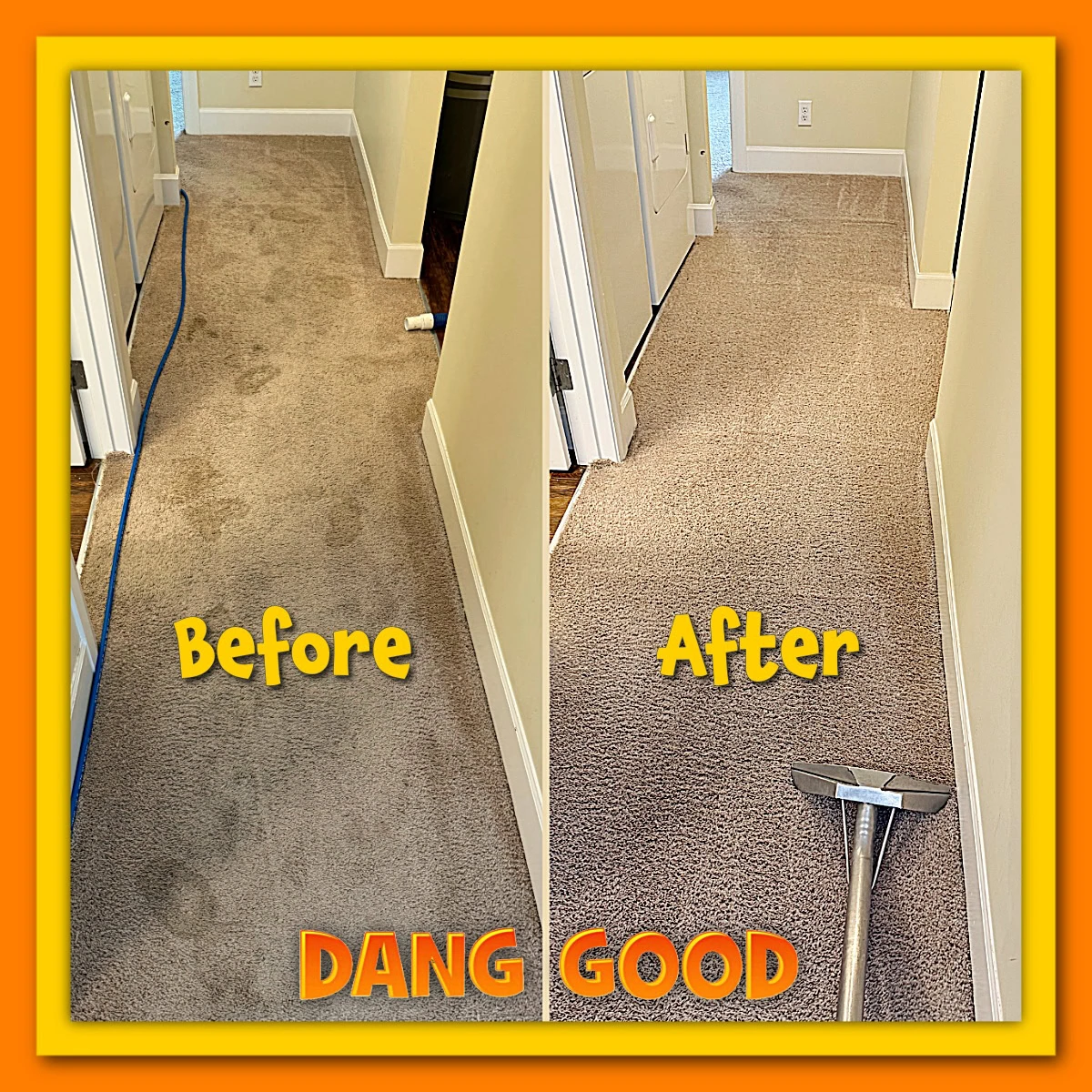 Summer Cleaning Calgary Carpets - Before and After