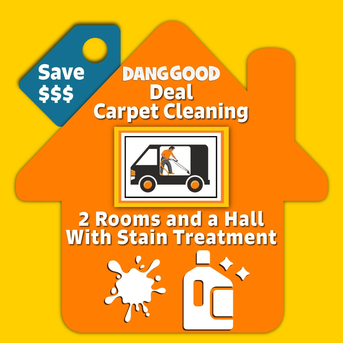 See our Carpet Cleaning with Stain removal Deal